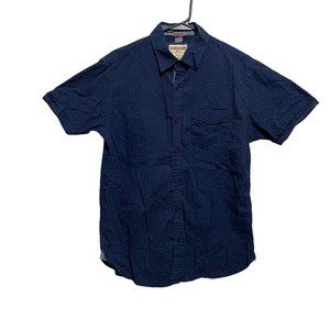 Hudson and Barrow NYC, Short Sleeve Button Down Shirt Medium